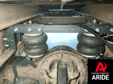 Рис. 3 Наши проекты: Установка пневмоподвески на Hyundai HD78