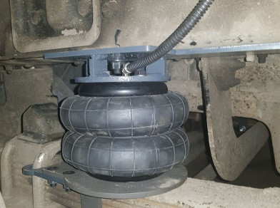 Рис. 10 Наши проекты: Пневмоподвеска на Hyundai HD 78 для грузоподъемности - Этапы установки