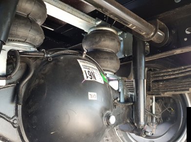 Рис. 10 Наши проекты: Установка пневмоподвески на заднюю ось Hyundai HD78