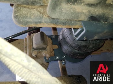 Рис. 2 Наши проекты: Пневмоподвеска на Hyundai HD 78 для усиления - Этапы установки