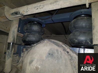 Рис. 4 Наши проекты: Пневмоподвеска на Hyundai HD 78 для усиления - Этапы установки