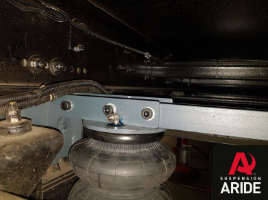 Рис. 6 Наши проекты: Пневмоподвеска на Hyundai HD 78 от производителя - Этапы установки