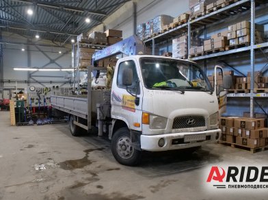 Рис. 1 Наши проекты: Усиление рессор Hyundai HD78