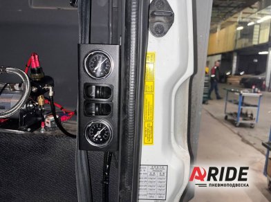 Рис. 7 Наши проекты: Установка пневмоподвески Hyundai HD78