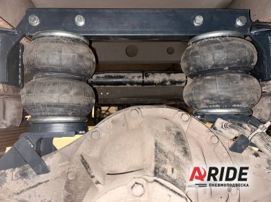 Рис. 3 Наши проекты: Установка пневмоподвески Hyundai HD78