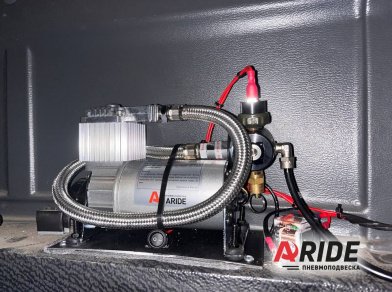 Рис. 6 Наши проекты: Установка пневмоподвески Hyundai HD78