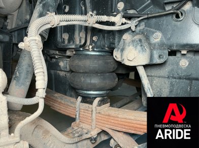 Рис. 7 Наши проекты: Пневмоподвеска на Hyundai Mighty EX9