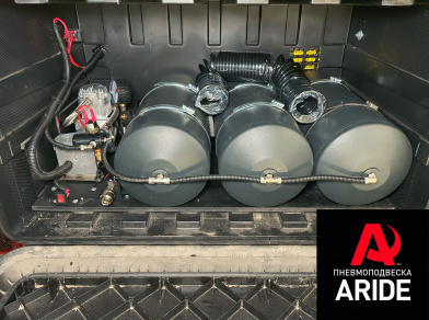 Рис. 4 Наши проекты: Пневмоподвеска на Hyundai Mighty EX9