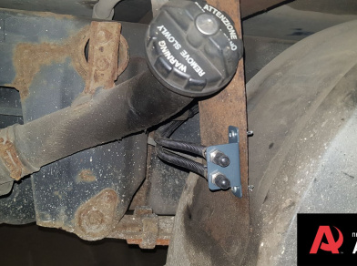 Рис. 9 Наши проекты: Пневмоподвеска на Hyundai Porter I - Этапы установки