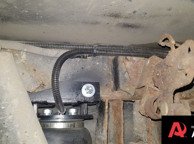 Рис. 3 Наши проекты: Пневмоподвеска на Hyundai Porter I - Этапы установки