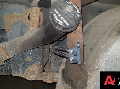 Рис. 9 Наши проекты: Пневмоподвеска на Hyundai Porter I - Этапы установки