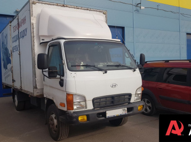 Рис. 1 Наши проекты: Пневмоподвеска на Hyundai HD 78 для передней рессорной подвески