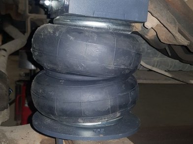 Рис. 10 Наши проекты: Пневмоподвеска на Hyundai HD 78 для передней рессорной подвески