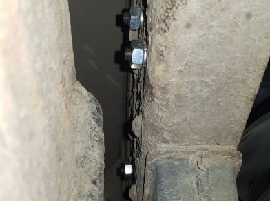 Рис. 9 Наши проекты: Пневмоподвеска на Hyundai HD 78 для передней рессорной подвески