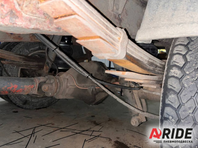 Рис. 5 Наши проекты: Установка вспомогательной пневмоподвески на Iveco Daily 35