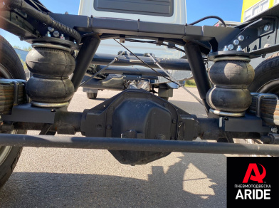 Рис. 6 Наши проекты: Пневмоподвеска на заднюю ось на новый Iveco Daily