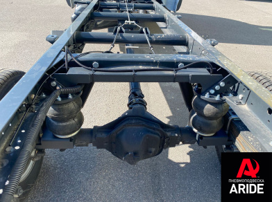 Рис. 5 Наши проекты: Пневмоподвеска на заднюю ось на новый Iveco Daily