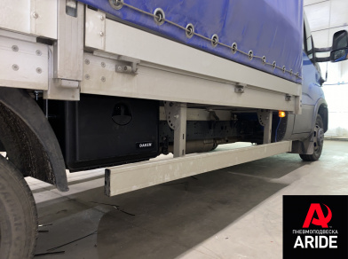 Рис. 9 Наши проекты: Установка пневмоподвески на Iveco Daily 35c-150