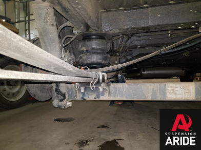 Рис. 2 Наши проекты: Пневмоподвеска на IVECO Daily 45C для комфорта - Этапы установки