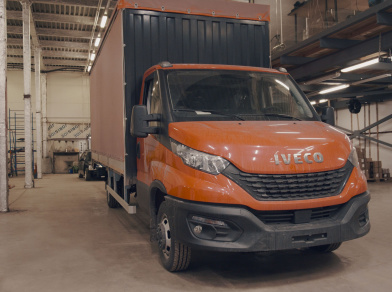 Рис. 1 Наши проекты: Пневмоподвеска Iveco Daily 50