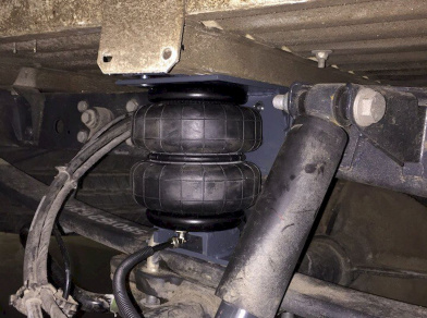 Рис. 3 Наши проекты: Установка пневмоподвески на заднюю ось IVECO DAILY 35S