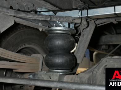 Рис. 3 Наши проекты: Пневмоподвеска на заднюю ось Iveco Daily