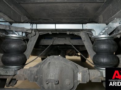 Рис. 4 Наши проекты: Пневмоподвеска на заднюю ось Iveco Daily