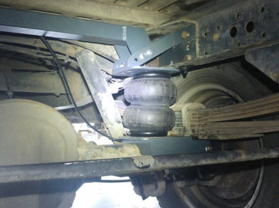 Рис. 2 Наши проекты: Пневмоподвеска на IVECO Daily 35C для комфорта - Этапы установки