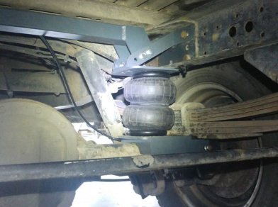 Рис. 2 Наши проекты: Пневмоподвеска на IVECO Daily 35C для комфорта - Этапы установки