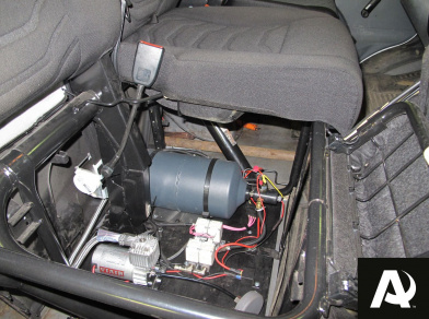 Рис. 8 Наши проекты: Пневмоподвеска на IVECO Daily 35C для грузоподъемности - Этапы установки