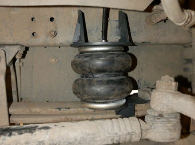 Рис. 4 Наши проекты: Установка передней пневмоподвески на Камаз 4308