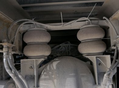 Рис. 3 Наши проекты: Установка передней пневмоподвески на Камаз 4308