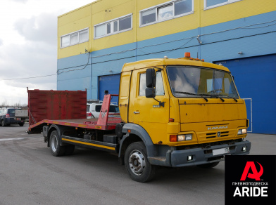 Рис. 1 Наши проекты: Установка пневмоподвески на эвакуатор Камаз 4308