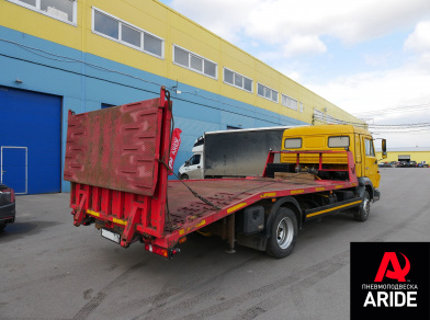 Рис. 2 Наши проекты: Установка пневмоподвески на эвакуатор Камаз 4308