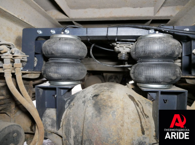 Рис. 5 Наши проекты: Установка пневмоподвески на эвакуатор Камаз 4308