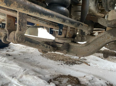 Рис. 6 Наши проекты: Установка вспомогательной пневмоподвески на КАМАЗ 4308