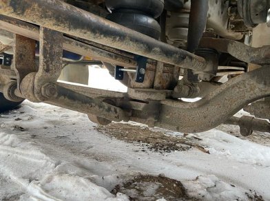 Рис. 6 Наши проекты: Установка вспомогательной пневмоподвески на КАМАЗ 4308