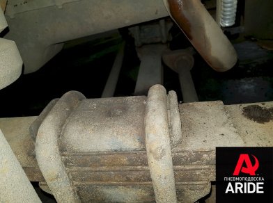 Рис. 8 Наши проекты: Пневмоподвеска на КАМАЗ 4308 - Этапы установки