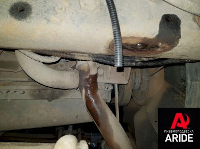 Рис. 7 Наши проекты: Пневмоподвеска на КАМАЗ 4308 - Этапы установки