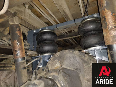 Рис. 4 Наши проекты: Пневмоподвеска на КАМАЗ 4308 для комфорта - Этапы установки