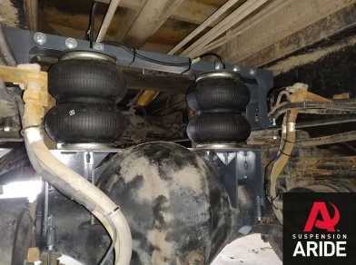 Рис. 6 Наши проекты: Пневмоподвеска на КАМАЗ 4308 для комфорта - Этапы установки