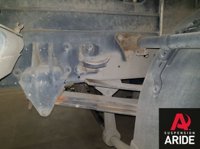 Рис. 5 Наши проекты: Пневмоподвеска на Камаз 4308 - установка на заднюю ось