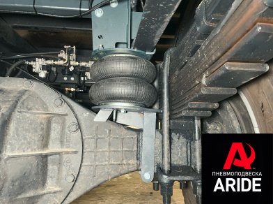 Рис. 4 Наши проекты: Установка пневмоподвески на КАМАЗ Компас 12