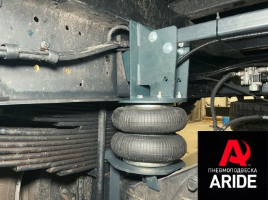 Рис. 3 Наши проекты: Установка пневмоподвески на КАМАЗ Компас 12