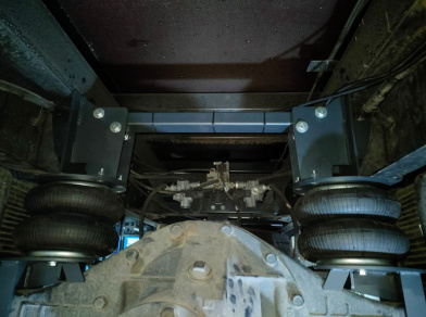 Рис. 5 Наши проекты: Установка вспомогательной пневмоподвески на КАМАЗ Компас 12, КАМАЗ 43082