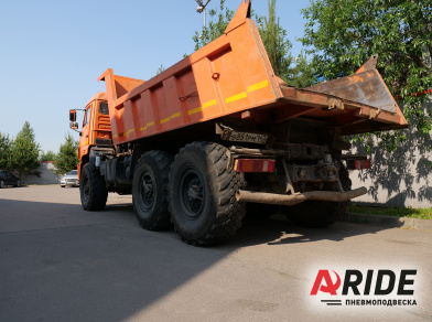 Рис. 2 Наши проекты: Вспомогательная пневмоподвеска на КАМАЗ 43118