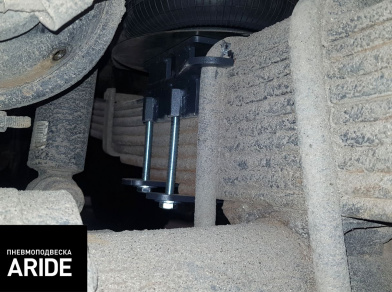 Рис. 5 Наши проекты: Установка передней пневмоподвески на Камаз 43118