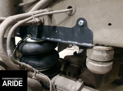 Рис. 8 Наши проекты: Установка передней пневмоподвески на Камаз 43118