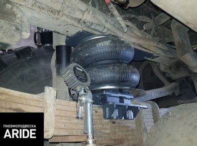 Рис. 10 Наши проекты: Установка передней пневмоподвески на Камаз 43118