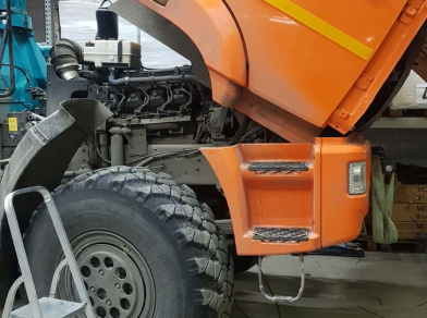 Рис. 1 Наши проекты: Установка передней пневмоподвески на Камаз 43118